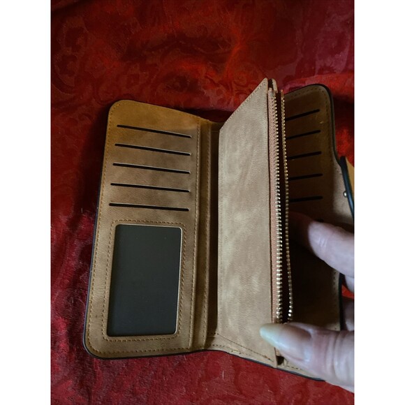 Women Forever Soft Suede? Wallet Long Clutch Card Holder Pouch Best Gift - Picture 5 of 7
